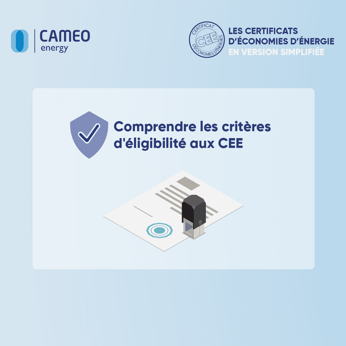 Comprendre les critères d'éligibilité aux CEE, illustration d'une approbation de document.